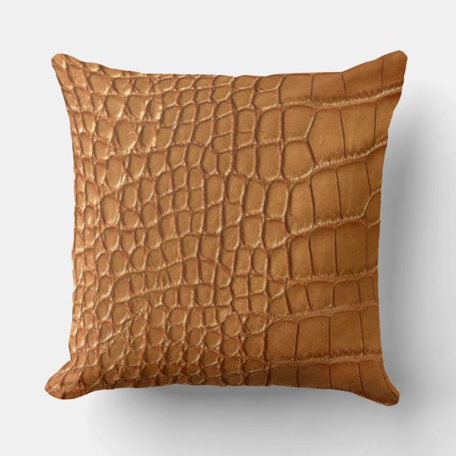 Gold leather texture luxury  kissen (Vorderseite)
