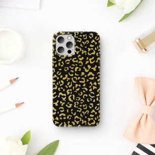 Gold Leopard, Gold Glitzer, Leopard Muster Case-Mate iPhone Hülle