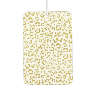 Gold Leopard, Gold Glitzer, Leopard Print Autolufterfrischer
