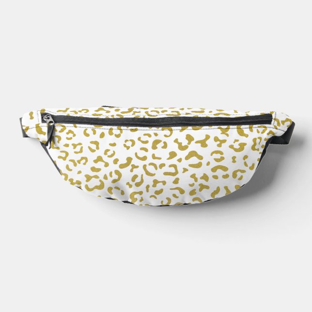 Gold Leopard, Gold Glitzer, Leopard Print Bauchtasche (Ablage )