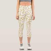 Gold Leopard, Gold Glitzer, Leopard Print