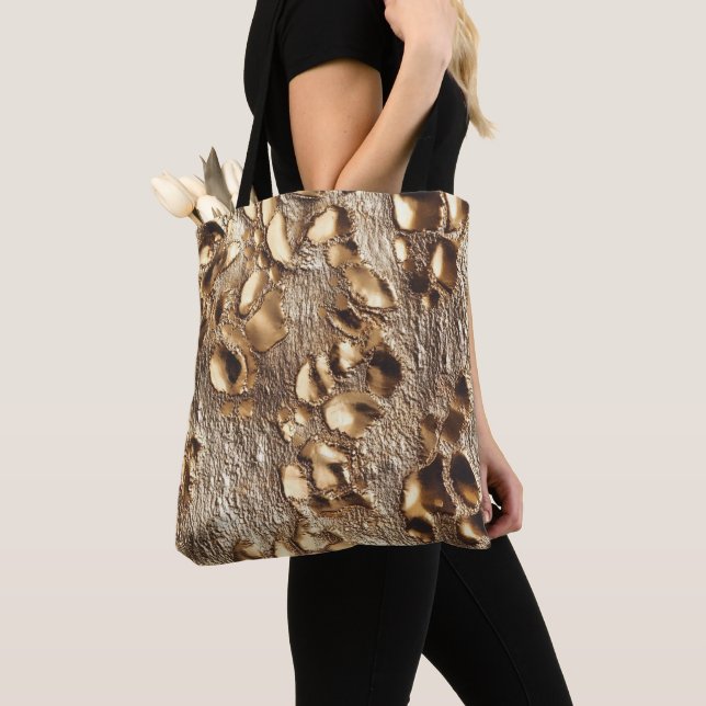 Gold Leopard Metallic Flecken Tasche (Von Nahem)