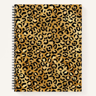 Gold Leopard Notizbuch