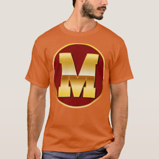 Gold Letter M T-Shirt