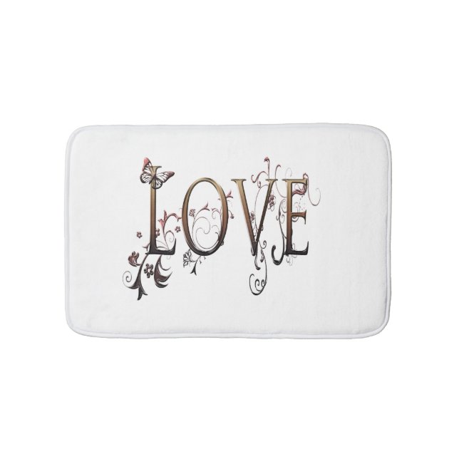 Gold-Liebe Badematte (Vorderseite)