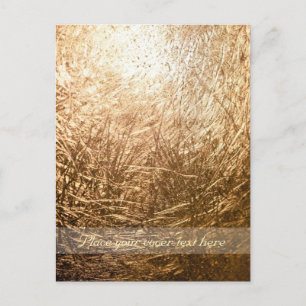 Gold Light 001 Postkarte