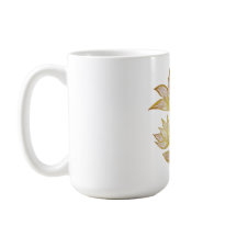 Gold Line Floral Kaffeetasse