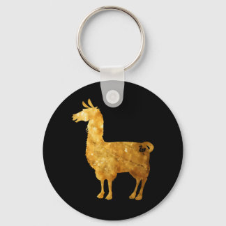 Gold Llama Schlüsselanhänger