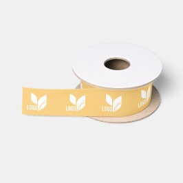 Gold-Logo für Unternehmen Satinband