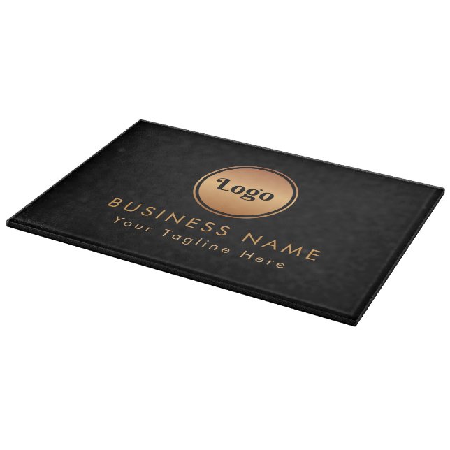 Gold-Logos und Unternehmen für benutzerdefiniertes Schneidebrett (Ecke)