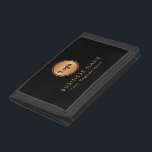 Gold-Logos und Unternehmen für benutzerdefiniertes Trifold Geldbörse<br><div class="desc">Dieses elegante Portemonnaie wäre ideal für Ihre geschäftlichen und Promotionsbedürfnisse! Fügen Sie einfach Ihr Logo und Ihren eigenen Text hinzu,  indem Sie auf "Personalisieren" klicken.</div>