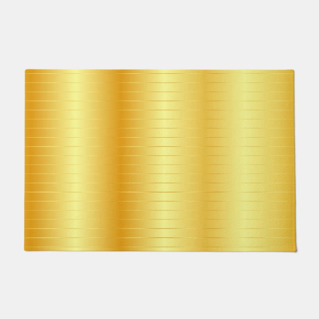 Gold Look Custom Elegany Trendy Template Fußmatte (Vorderseite)
