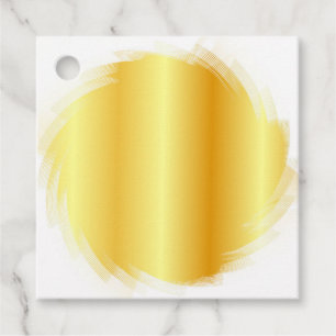 Gold Look Elegante Blank Template hinzufügen Geschenkanhänger