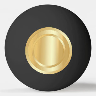 Gold Look Glamour modische, maßgeschneiderte Vorl Tischtennisball