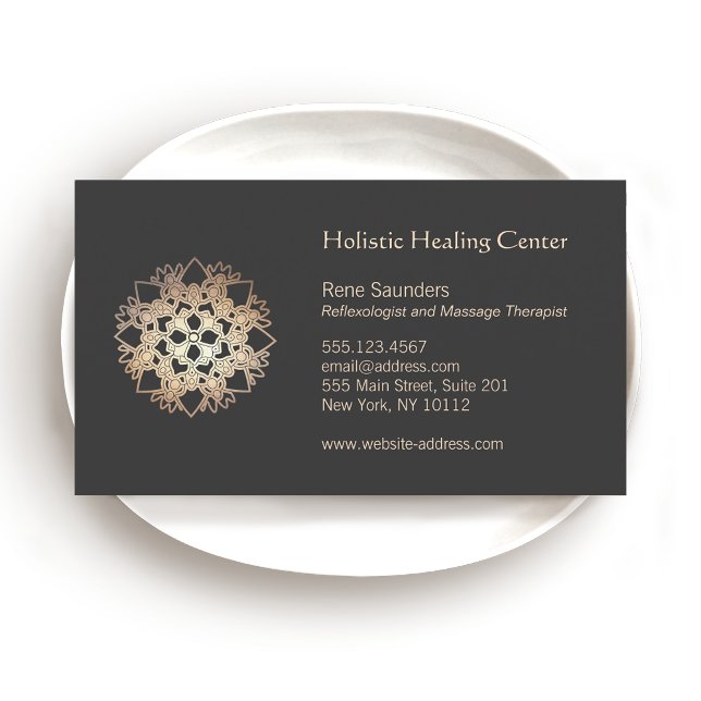 Gold Lotus Holistic Health and Healing Arts Visitenkarte (Von Creator hochgeladen)