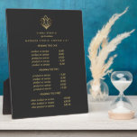 Gold Lotus Logo grau | Preise für Wellness-Center- Fotoplatte<br><div class="desc">Unter der Abbildung einer Lotus-Blume in den Imitaten Goldfolien und Ihrem Namen oder Firmennamen werden Ihre Dienstleistungen, Preislisten oder Geschäftsinformationen unterstrichen. Enthält drei individuell anpassbare Überschriften und Textfelder. Um das Layout anzupassen, geben Sie Ihren Text ein und ändern Sie mithilfe der Funktion Anpassen die Positionierung und die Größe des Schriftartes....</div>