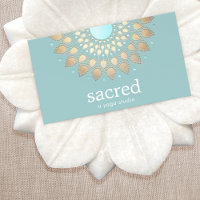 Gold Lotus Mandala Holistische und natürliche Gesu