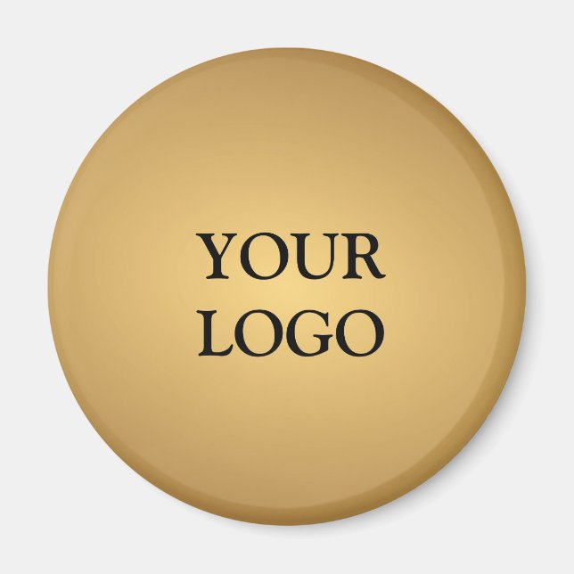 Gold Luxury Gold Design Beruflich Ihr Logo Magnet (Vorne)