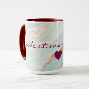 Gold Luxus Populäre Blush Pink Mint Kollektion Tasse