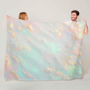 Gold Luxus-Trend Blush Rosa Soft Mint Kollektion Fleecedecke