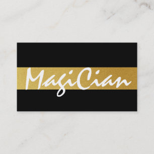 Gold Magier Visitenkarte