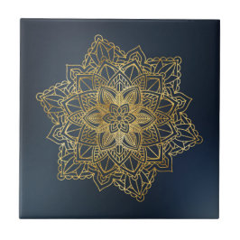 Gold Mandala Fliese