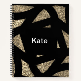 Gold Mandala Glitzert Notizbuch