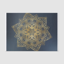 Gold Mandala Seidenpapier