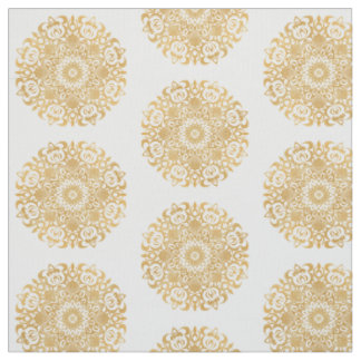 Gold Mandala Stoff