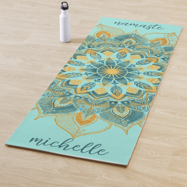 Gold Mandala Yoga Mat Yogamatte (Beispiel)
