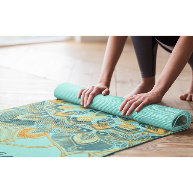 Gold Mandala Yoga Mat Yogamatte (Gold Mandala Yoga Mat)