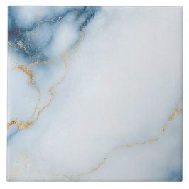 Gold Marble Blue Pattern  Fliese