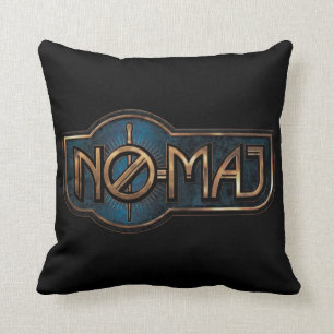 Gold & Marmor NO-MAJ™-Abzeichen Kissen