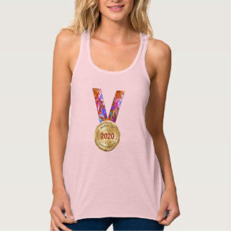 Gold Medal Participation Tank 2020 Top