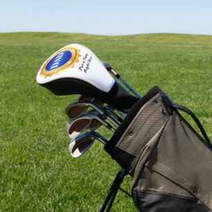 Gold Medallion VATER Persönlich mit Namen Golf Headcover