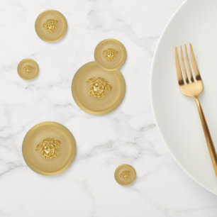Gold Medusa Medallion Konfetti