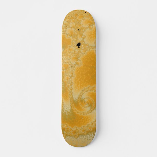 Gold Melt Skateboard (Vorne)