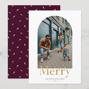 Gold Merch Arch Frame Foto Weihnachten