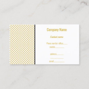 GOLD MERMAID THEMEMA TRIM BUSINESS CARD VISITENKARTE