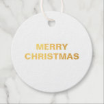 GOLD MERRY CHRISTMAS EINFACHE FAVOR TAVOR TAGS<br><div class="desc">DESIGN</div>