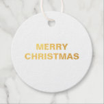 GOLD MERRY CHRISTMAS EINFACHE FAVOR TAVOR TAGS<br><div class="desc">DESIGN</div>