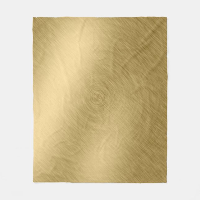 Gold metal brushed background or textureabstract,a fleecedecke (Vorderseite)