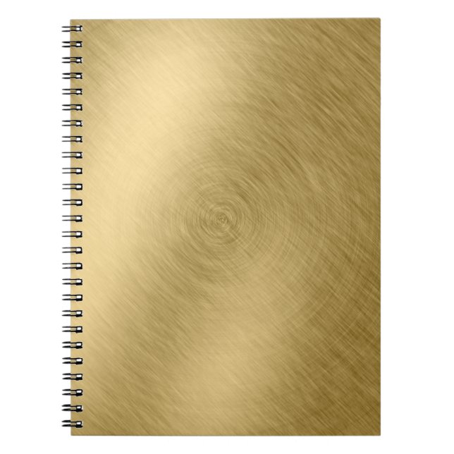 Gold-Metall-Hintergrund oder Textur-Abstract, a Notizblock (Vorderseite)