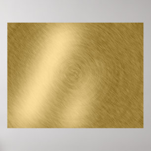 Gold-Metall-Hintergrund oder Textur-Abstract, a Poster