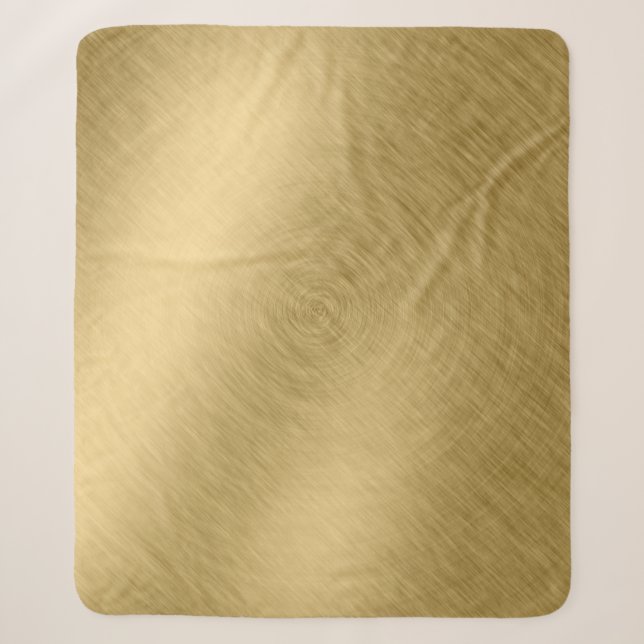 Gold-Metall-Hintergrund oder Textur-Abstract, a Sherpadecke (Vorderseite)
