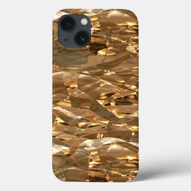 Gold-Metallic-Foil-Effekt Case-Mate iPhone Hülle (Rückseite)