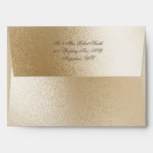 Gold Metallic Moderne Elegante Chic Stilvolle Hoch