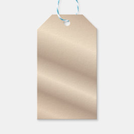 Gold Metallic Shiny Gift Tags Geschenkanhänger
