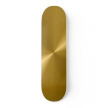 Gold Metallic Skateboard