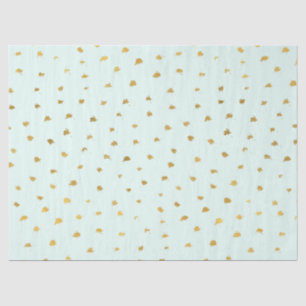 Gold Mint Glam Dot Chic Seidenpapier